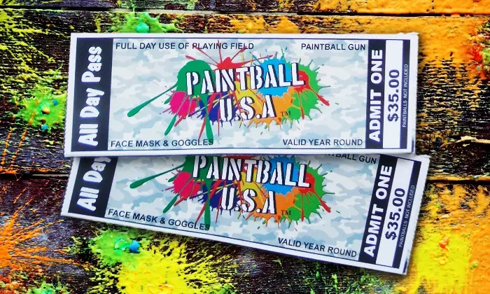 Paintball USA Ticket